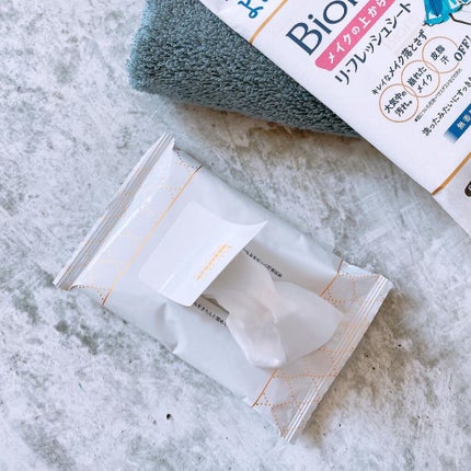 メイクの上からリフレッシュシート/ビオレ/フェイスシートを使ったクチコミ(2枚目)