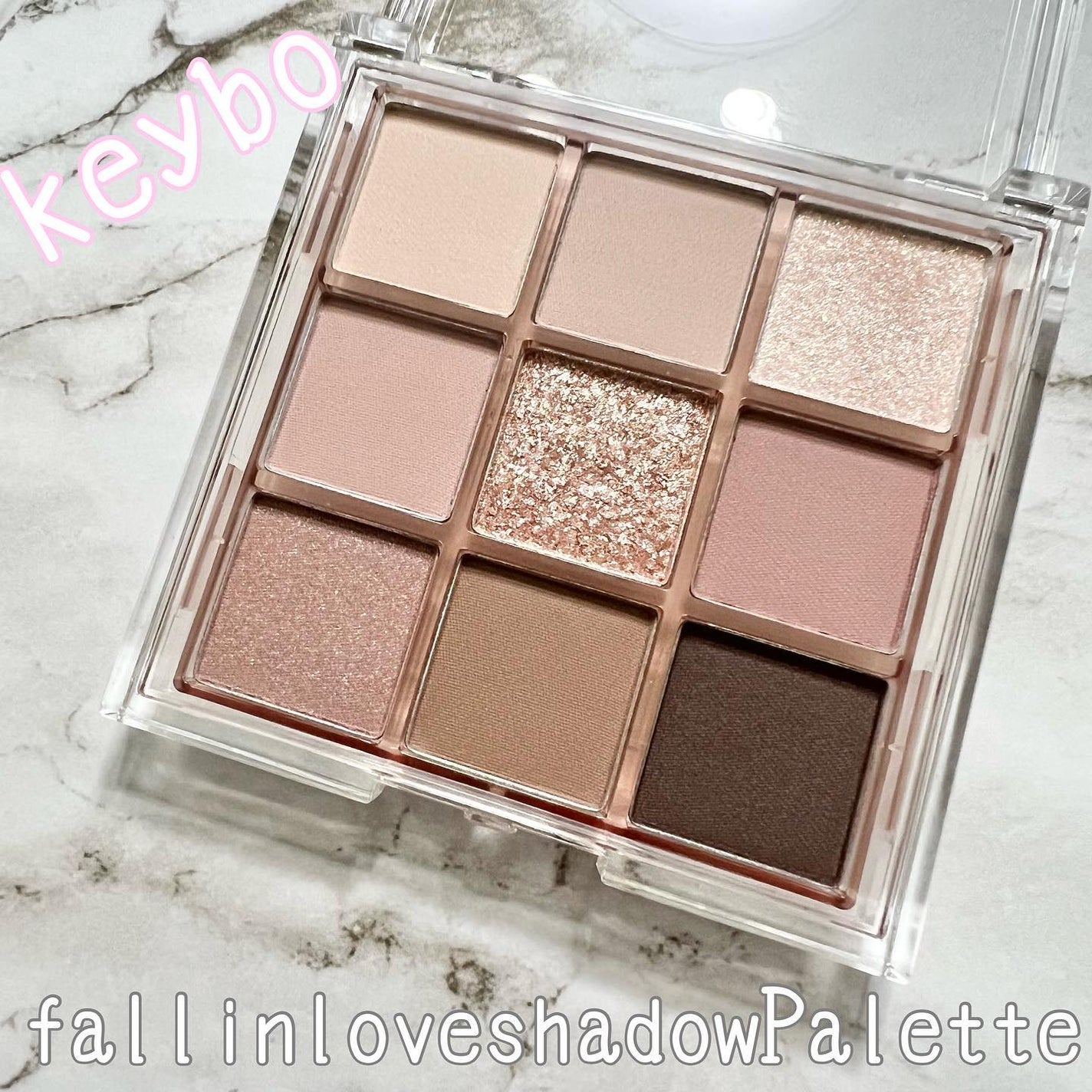 KEYBO FALL IN LOVE SHADOW PALETTE/keybo/アイシャドウパレットを使ったクチコミ(1枚目)