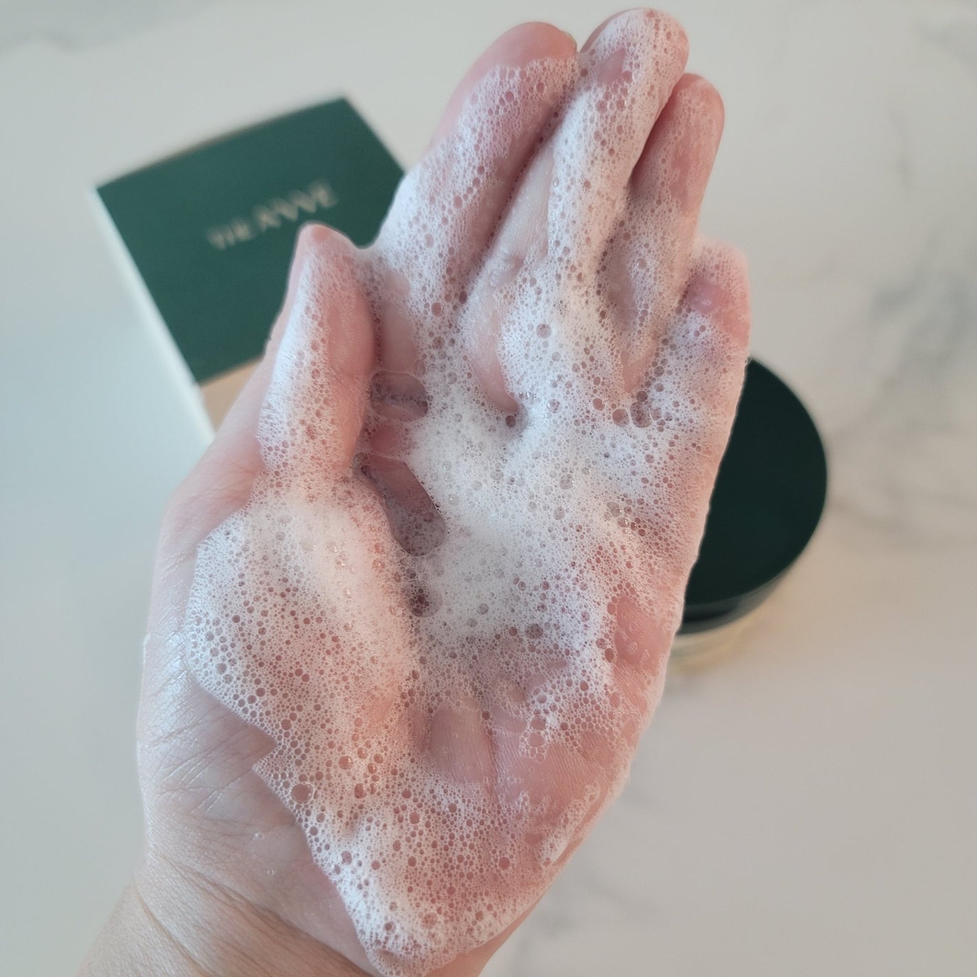 グリーンオートクレンジングホイップ/THE A'VVE/その他洗顔料を使ったクチコミ(6枚目)