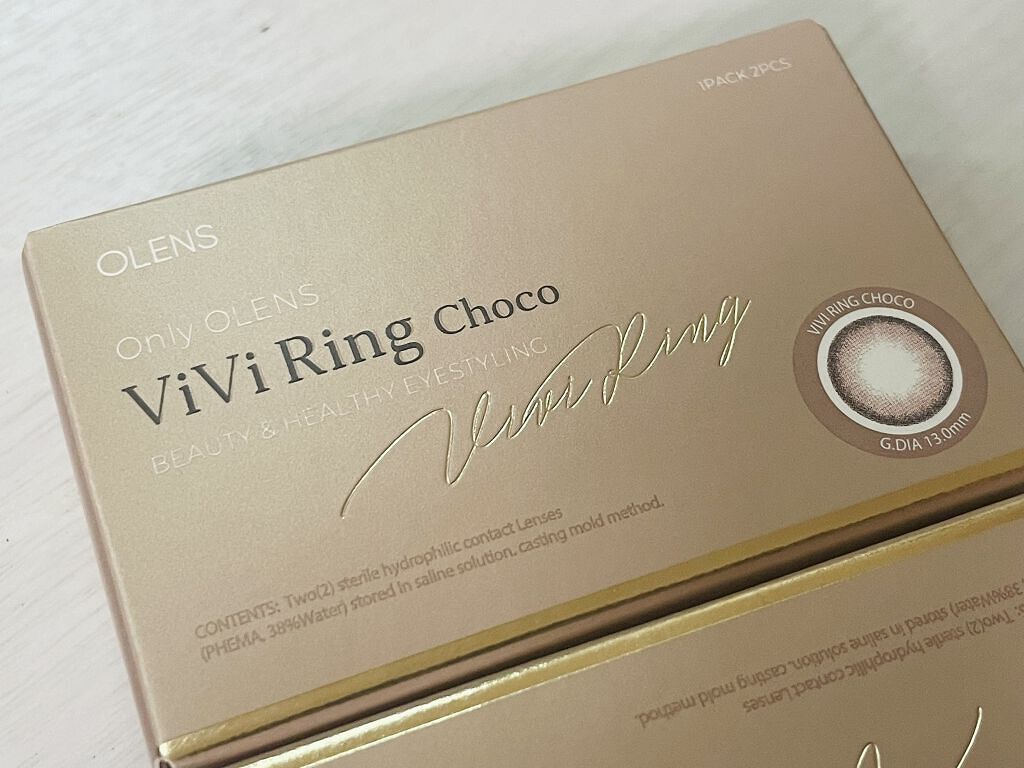 ViVi Ring 1Month チョコ/OLENS/カラーコンタクトレンズを使ったクチコミ（2枚目）