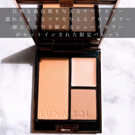 シークレットシェイプパレット/LUNASOL/パウダーチークを使ったクチコミ(2枚目)