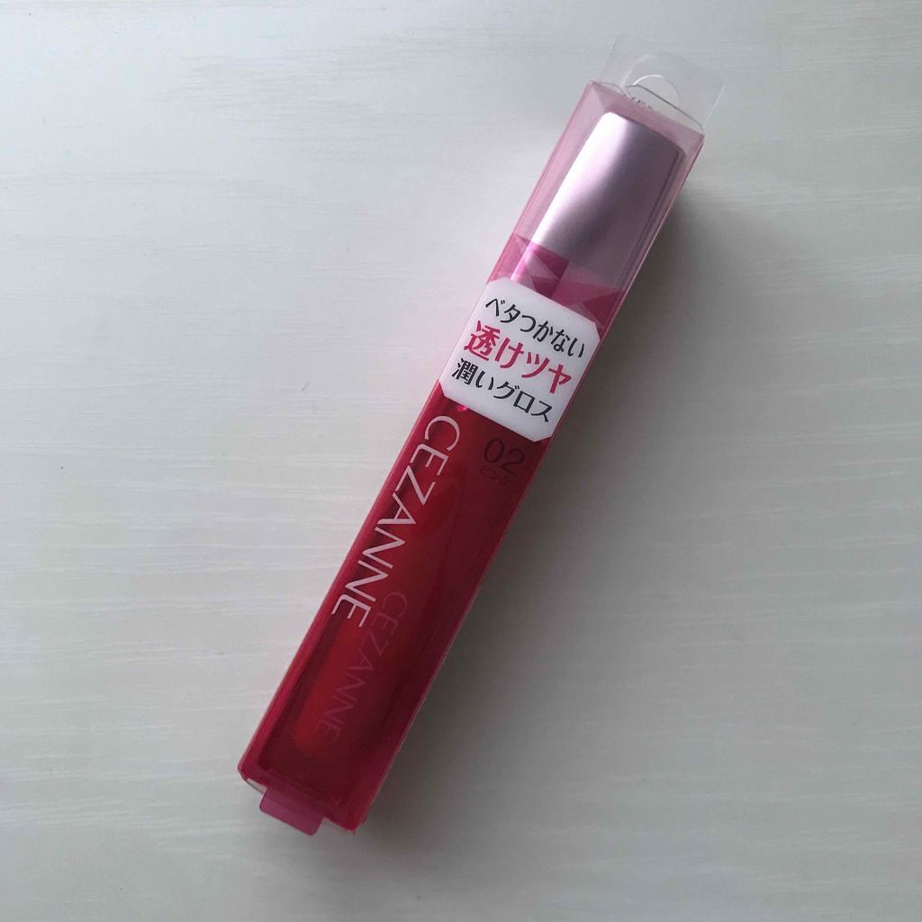 ジェルグロスリップ/CEZANNE/リップグロスを使ったクチコミ(1枚目)