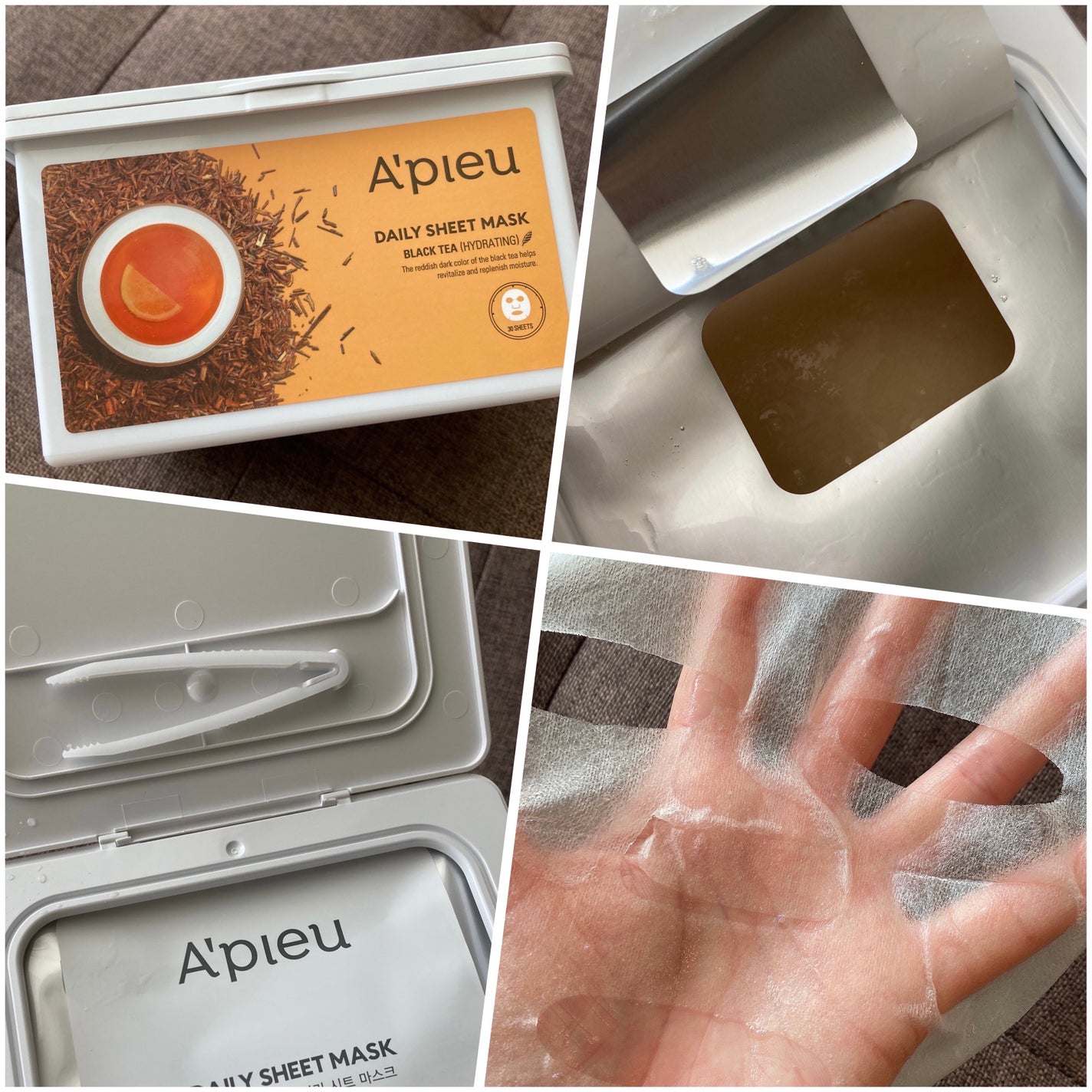 Daily Sheet Mask 紅茶/A’pieu/シートマスク・パックを使ったクチコミ(2枚目)