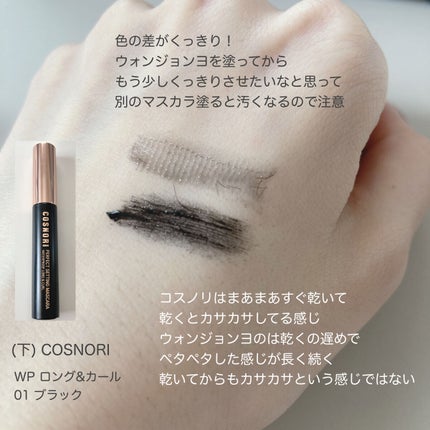 ウォンジョンヨ ヌードアイラッシュ/Wonjungyo/マスカラを使ったクチコミ(5枚目)