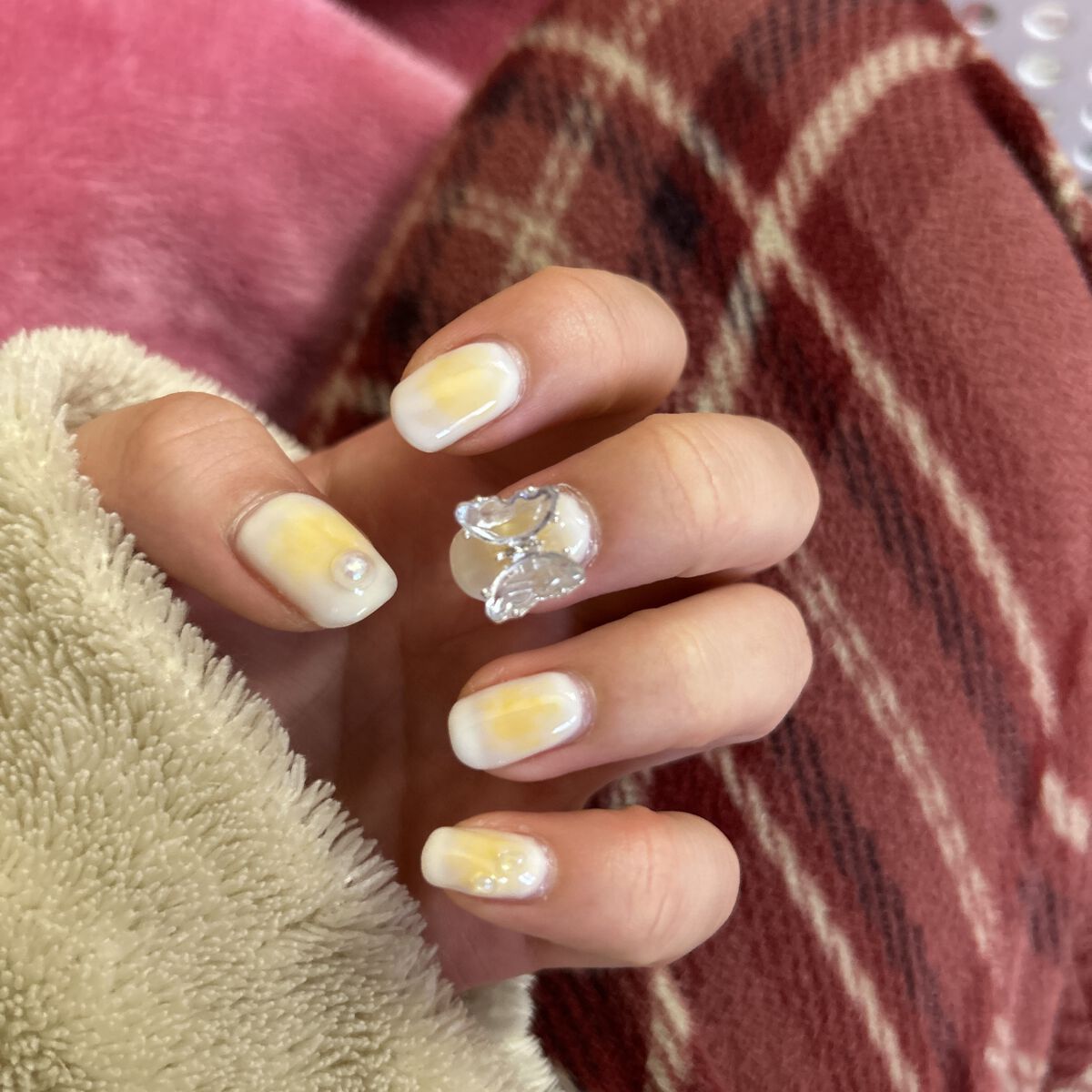 #ネイル,#ジェルネイル,#セルフネイル,#チークネイルのネイルデザイン