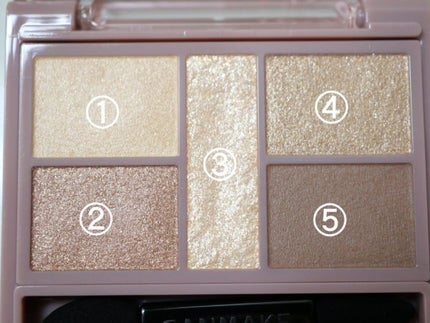 パーフェクトスタイリストアイズ/キャンメイク/アイシャドウパレットを使ったクチコミ(2枚目)