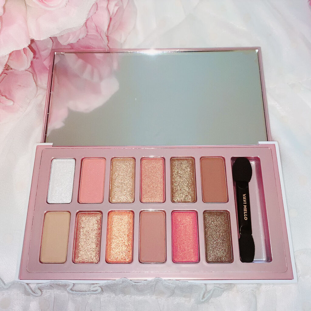 バレンタインボックス2 ピーチパレット/VAVI MELLO/アイシャドウパレットを使ったクチコミ（2枚目）