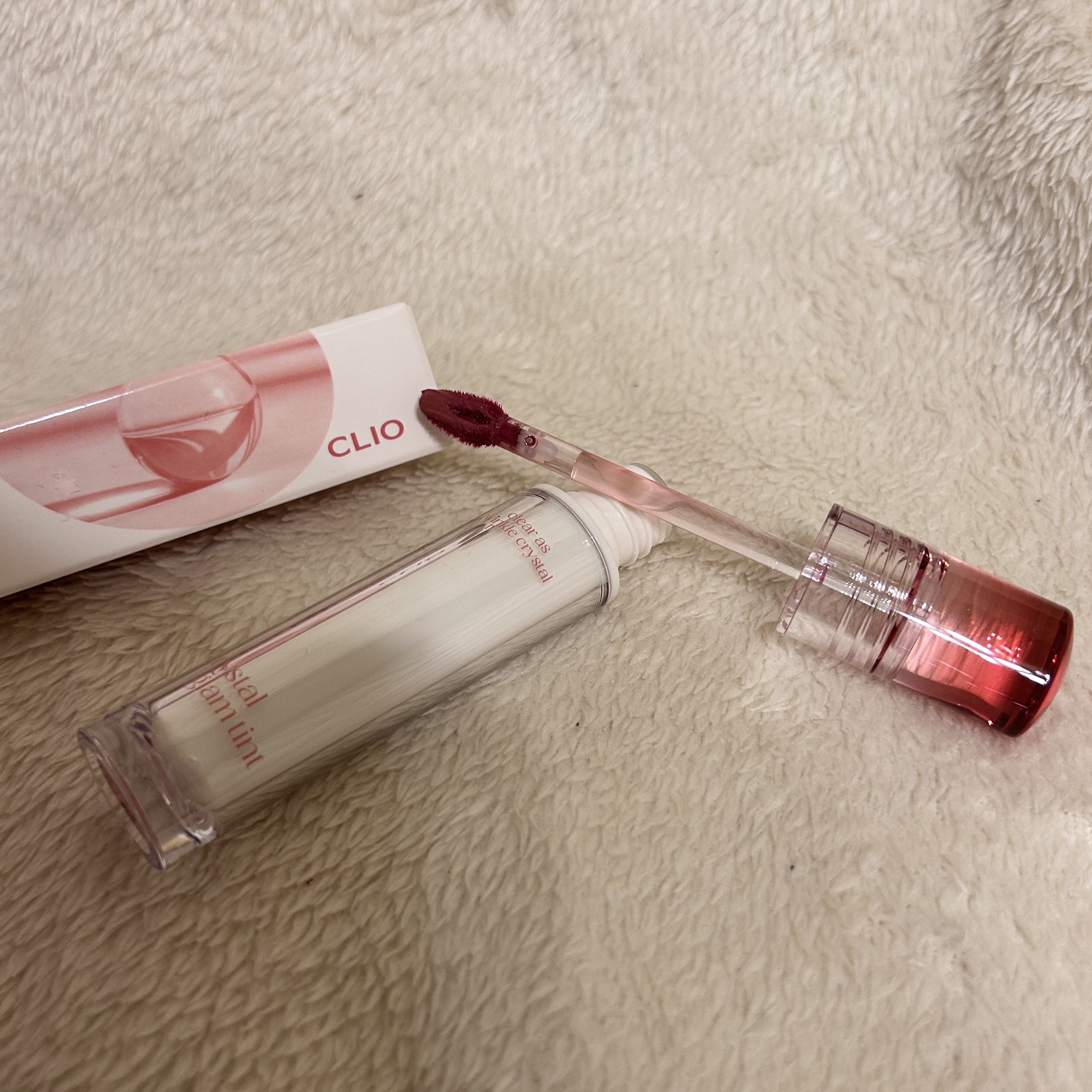 クリスタル グラム ティント/CLIO/リップティントを使ったクチコミ（2枚目）