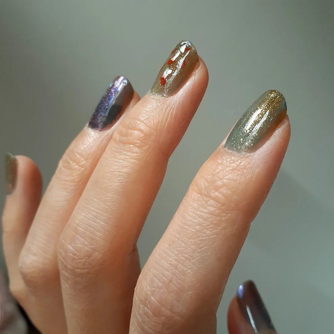 ayano on LIPS 「■パラドゥミニネイル💅新色を使って、改めてセルフネイルしてみま..」(9枚目)