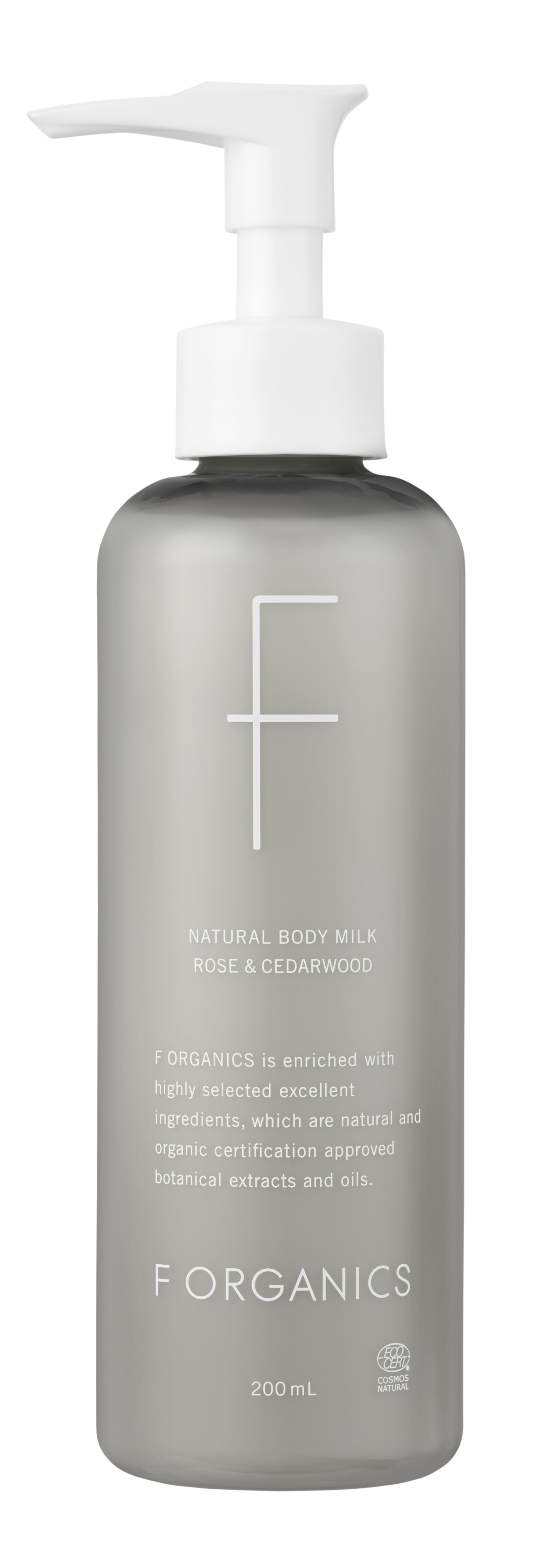 F organics(エッフェ オーガニック) エッフェオーガニック  ナチュラルボディミルク N　ローズ＆シダーウッド