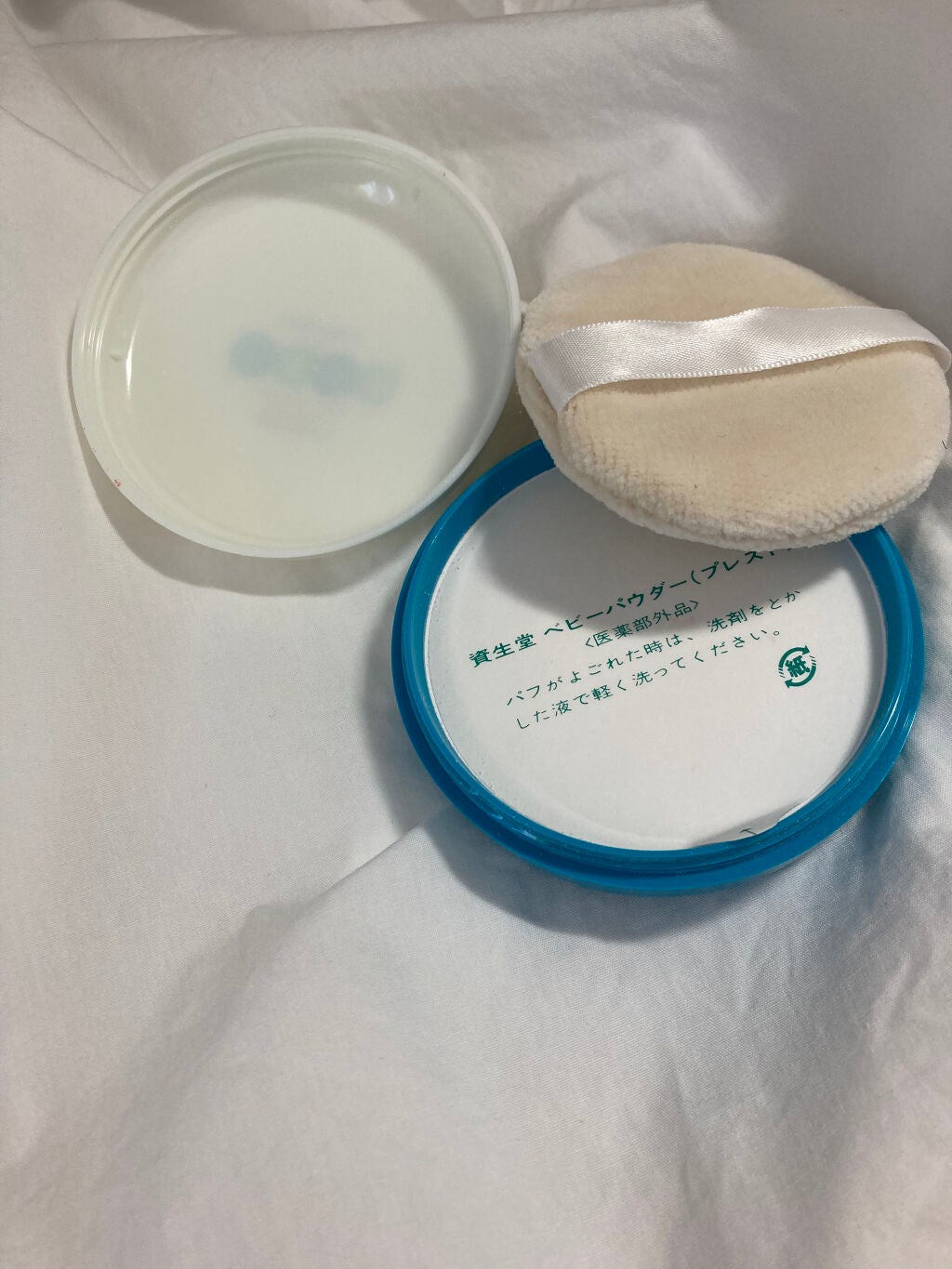 資生堂ベビーパウダー(プレスド)/ベビー/ボディパウダーを使ったクチコミ(2枚目)