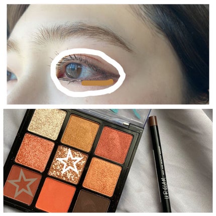 UR GLAM GEL EYELINER/U R GLAM/ジェルアイライナーを使ったクチコミ(2枚目)