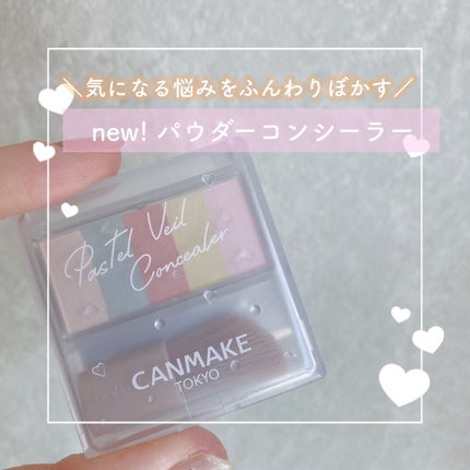 パステルヴェールコンシーラー/キャンメイク/パレットコンシーラーを使ったクチコミ(1枚目)