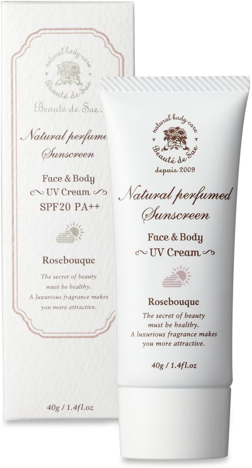 ボーテ デュ サエ ナチュラル パフュームド サンスクリーン フェイス&ボディ 〜ローズブーケ〜