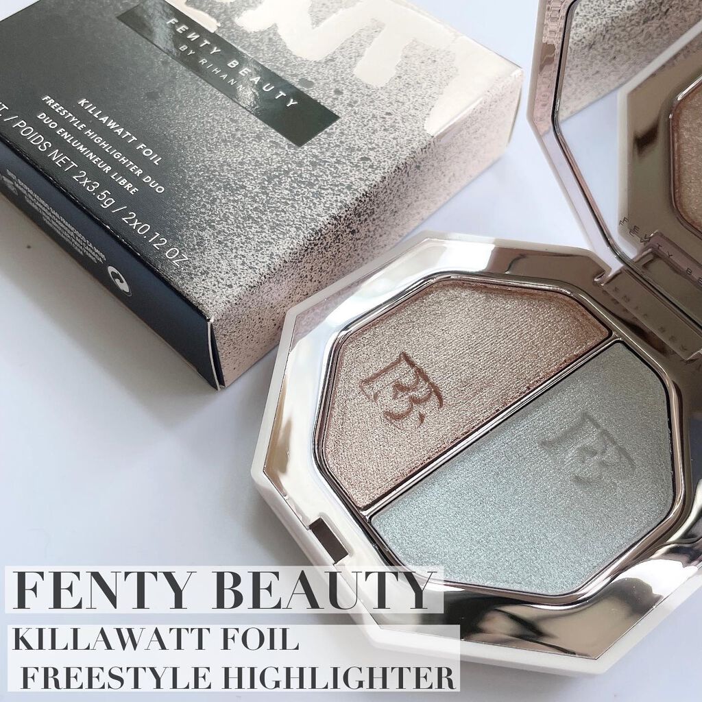 KILLAWATT FREESTYLE HIGHLIGHTER DUO/FENTY BEAUTY BY RIHANNA/パウダーハイライトを使ったクチコミ（1枚目）