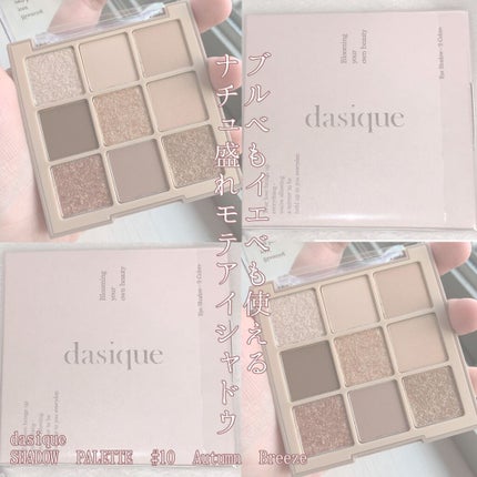 シャドウパレット/dasique/アイシャドウパレットを使ったクチコミ(1枚目)