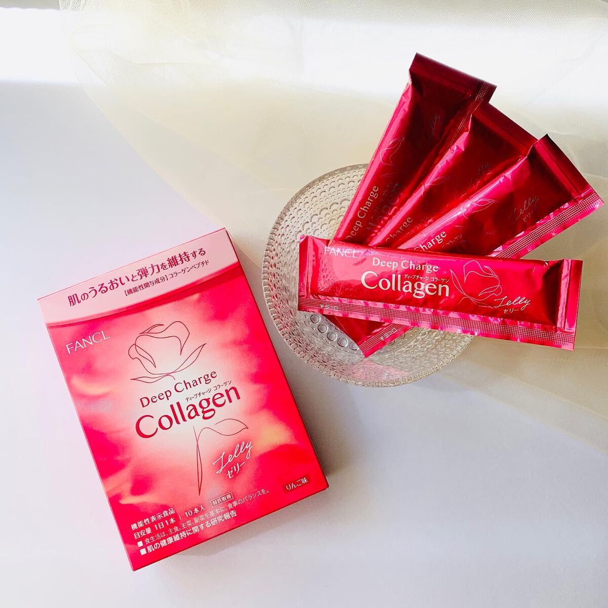 ディープチャージ コラーゲン スティックゼリー/ファンケル/美容サプリメントを使ったクチコミ(1枚目)