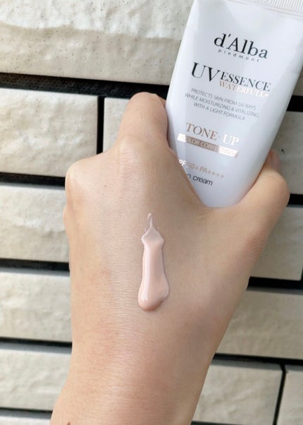ウォータフルトーンアップサンクリーム/ダルバ/日焼け止めクリームを使ったクチコミ(2枚目)