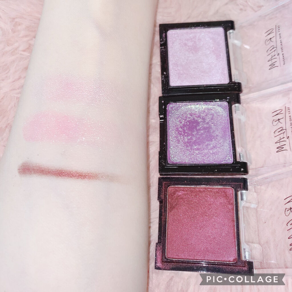 UR GLAM　POWDER EYESHADOW/U R GLAM/単色アイシャドウを使ったクチコミ（2枚目）