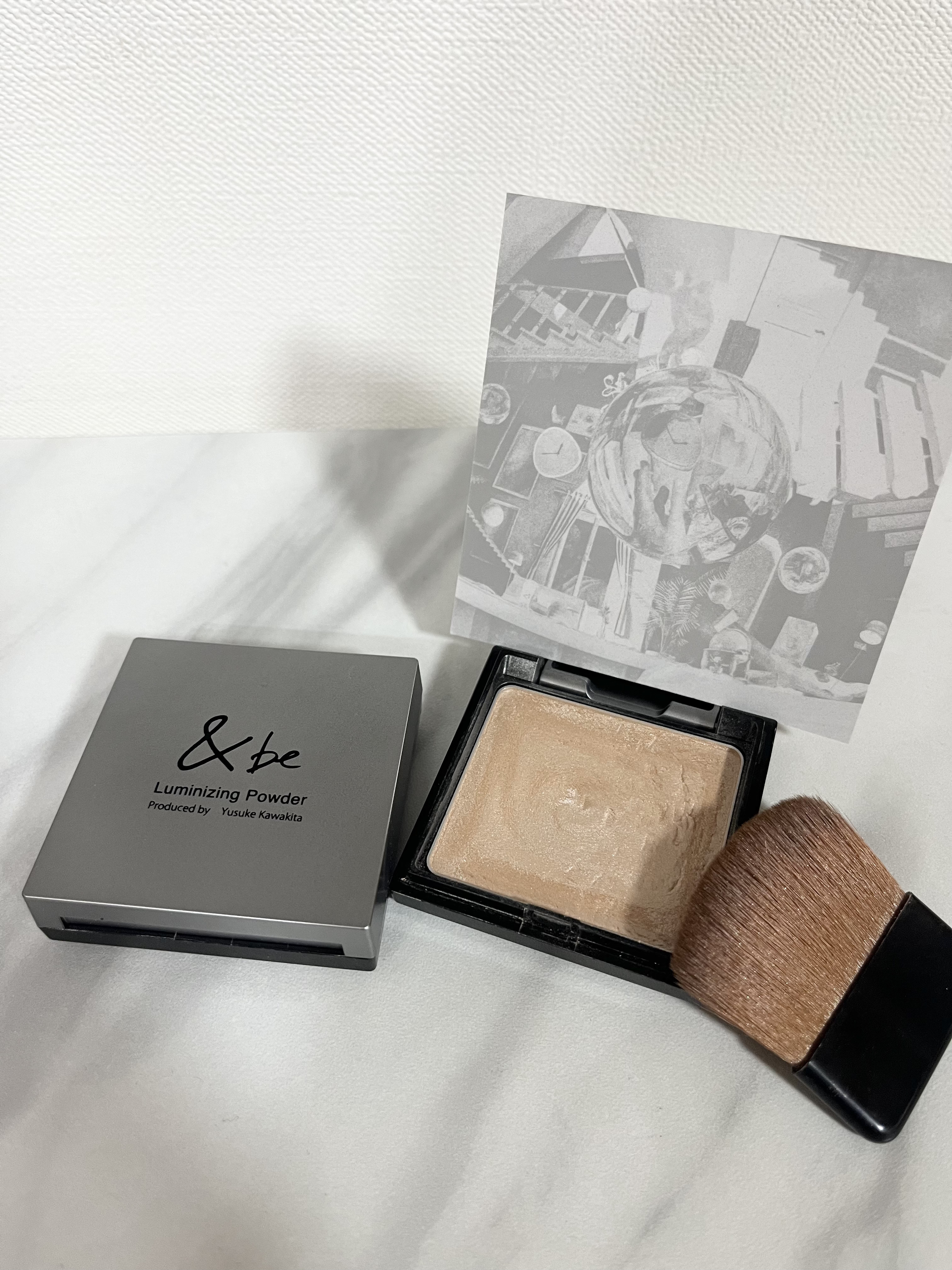 &be ルミナイジングパウダー/＆be/パウダーハイライトを使ったクチコミ（2枚目）