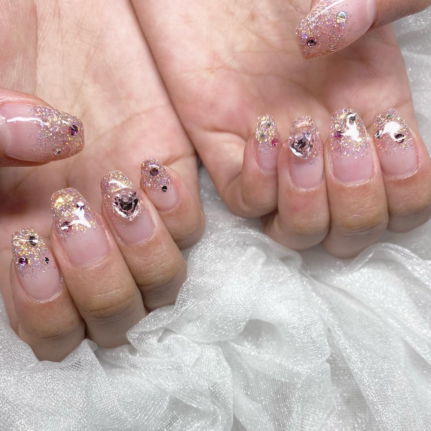 kanna on LIPS 「・・・𝒫𝒾𝓃𝓀𝑔𝓁𝒾𝓉𝓉𝑒𝓇𝓃𝒶𝒾𝓁💓💍✨ダスティピンクの可愛..」(1枚目)