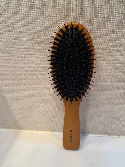 つやつや天然毛のミックスブラシ/マペペ/ヘアブラシを使ったクチコミ(8枚目)