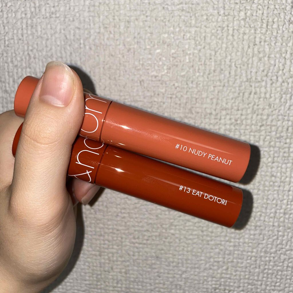 ジューシーラスティングティント/rom&nd/リップティントを使ったクチコミ(2枚目)