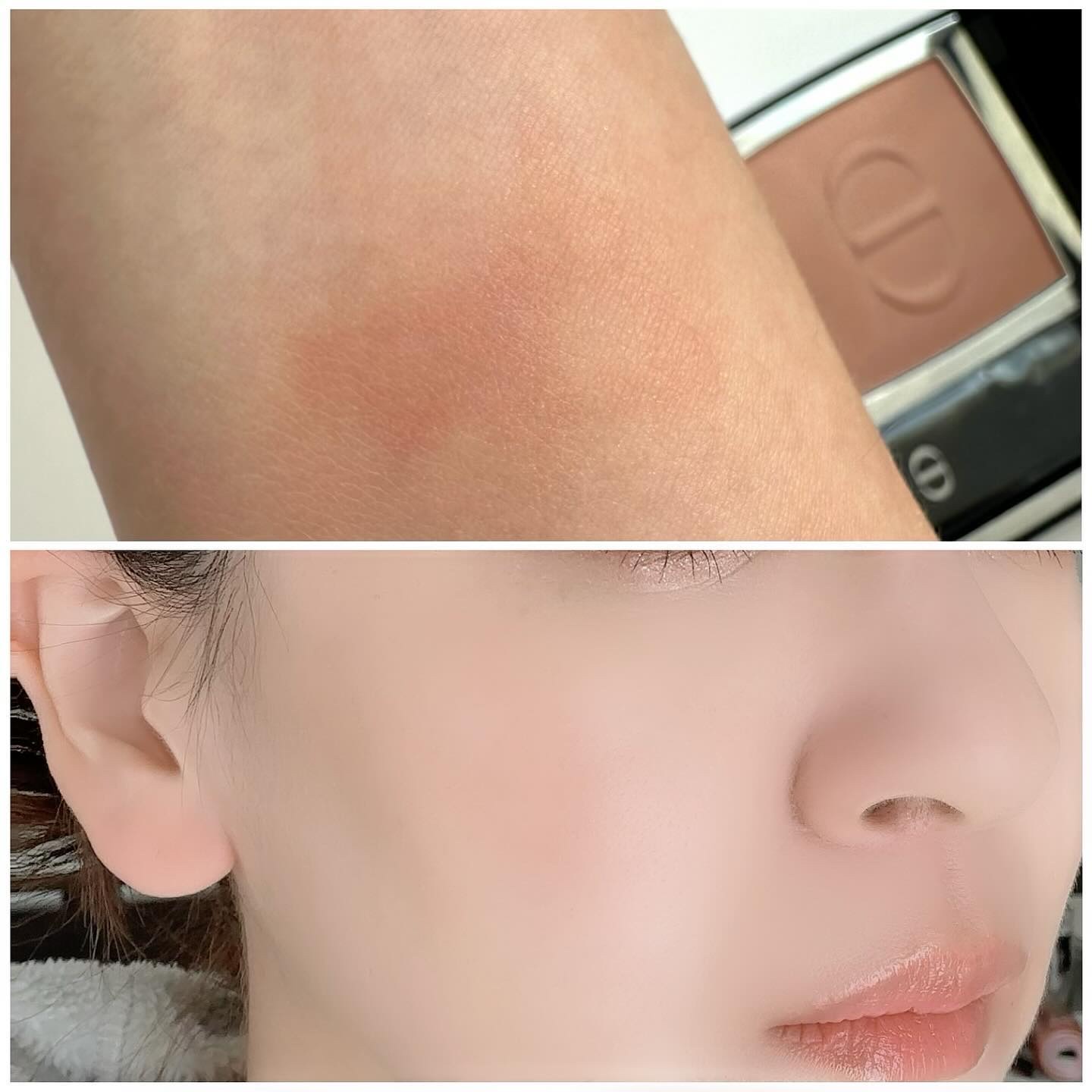 ディオールスキン ルージュ ブラッシュ 449 ダンサント サテン/Dior/パウダーチークを使ったクチコミ（3枚目）