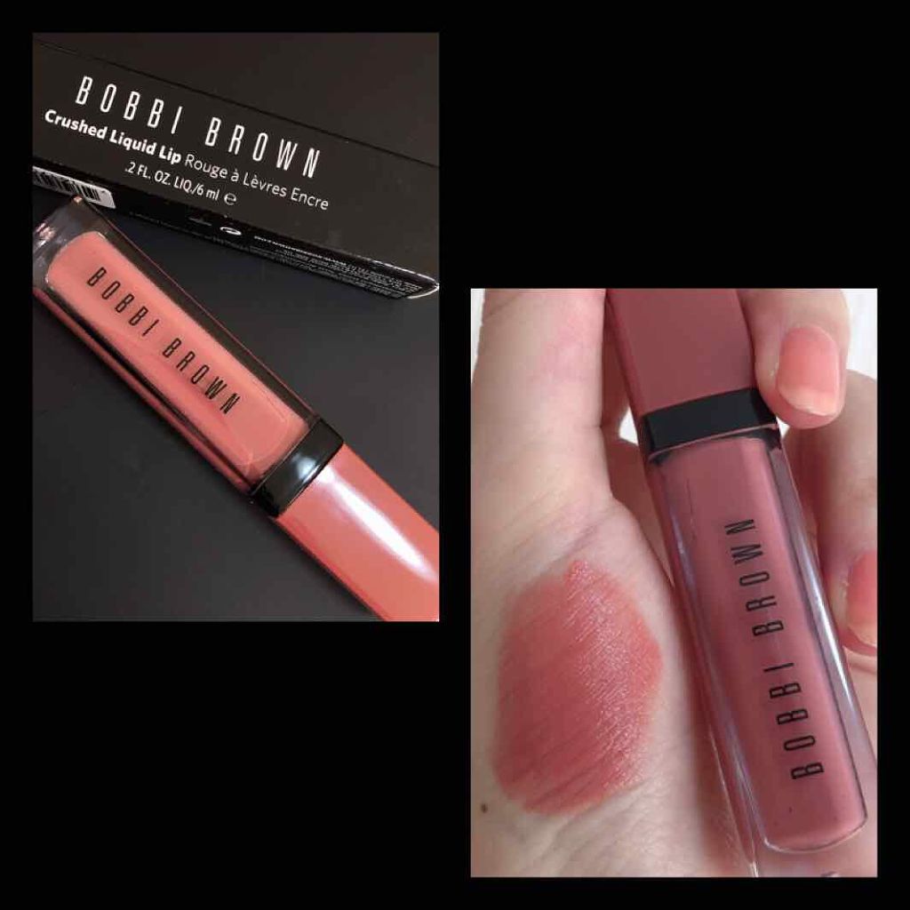 クラッシュド リキッド リップ 04 ジューシーデート/BOBBI BROWN/口紅を使ったクチコミ（2枚目）
