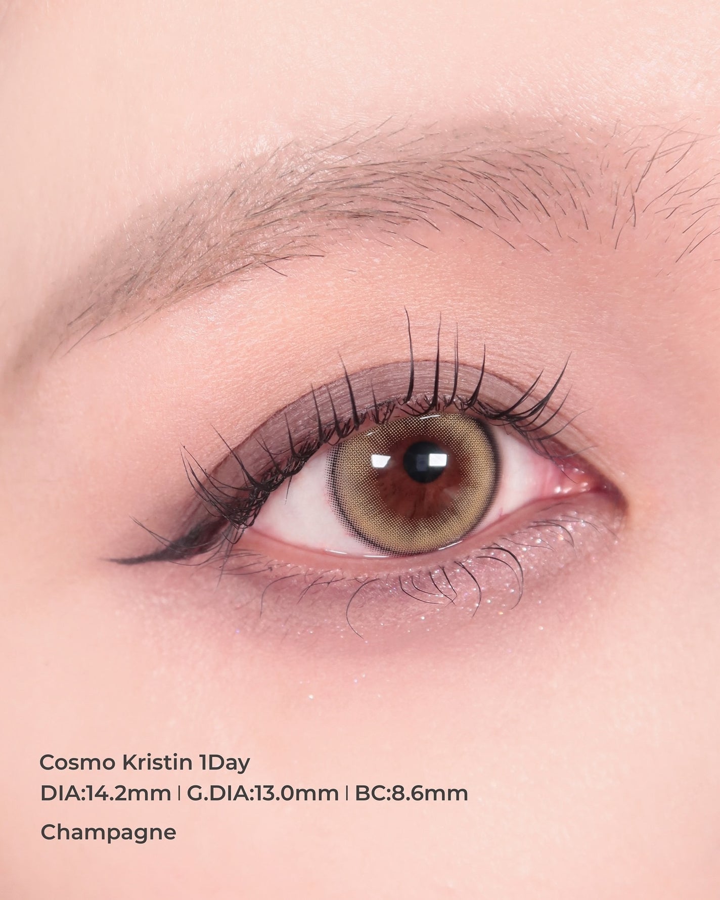 Cosmo Kristin/Hapa kristin/ワンデー(1DAY)カラコンを使ったクチコミ(10枚目)