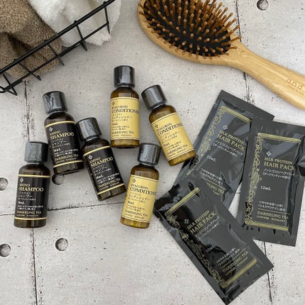 アミノ酸ダージリンティー シャンプー/ダージリンティー ヒアルロン酸コンディショナー(ハリ・うるおいケア)/ゼミド/シャンプー・コンディショナーを使ったクチコミ(1枚目)