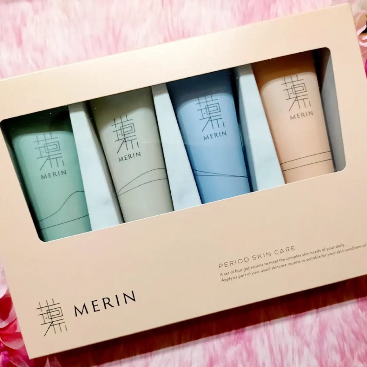 ピリオドスキンケア 美容ジェルクリーム マンスリーセット /MERIN/スキンケアキットを使ったクチコミ(1枚目)