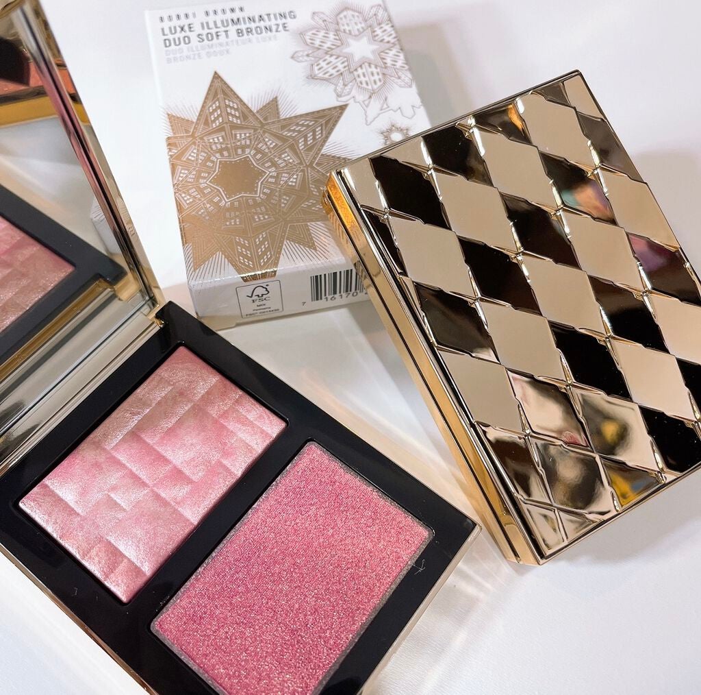 リュクス イルミネイティング デュオ/BOBBI BROWN/パウダーチークを使ったクチコミ(5枚目)
