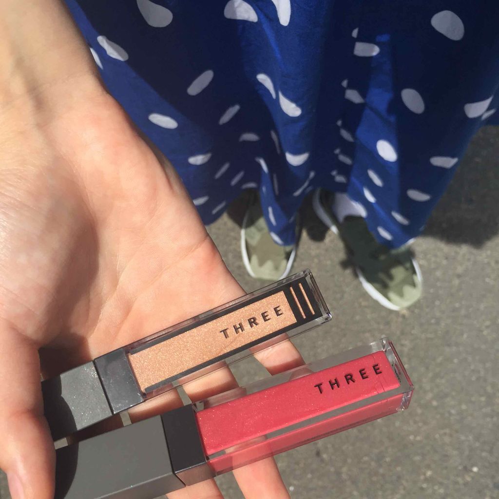 シマリング リップジャム/THREE/リップグロスを使ったクチコミ（1枚目）