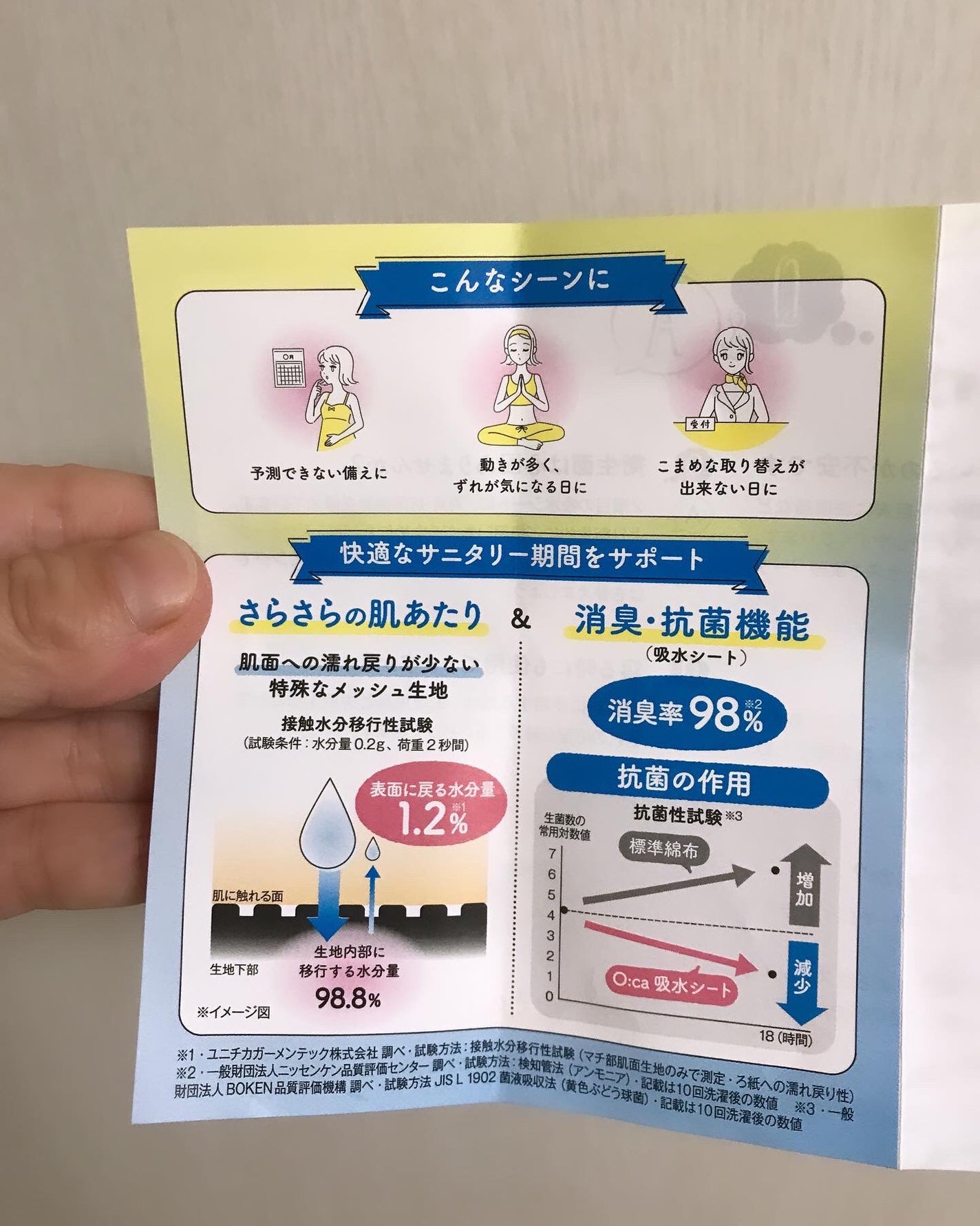 オーカ 吸水型サニタリーショーツ/O:ca/その他生理用品を使ったクチコミ(10枚目)