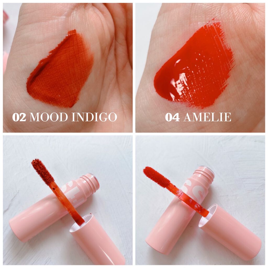 フラッフィリップティント/BLESSED MOON/リップティントを使ったクチコミ（3枚目）