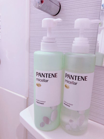 PRO-V ミセラー ピュア&モイスト ノンシリコンシャンプー/トリートメント/パンテーン/市販シャンプーを使ったクチコミ(1枚目)