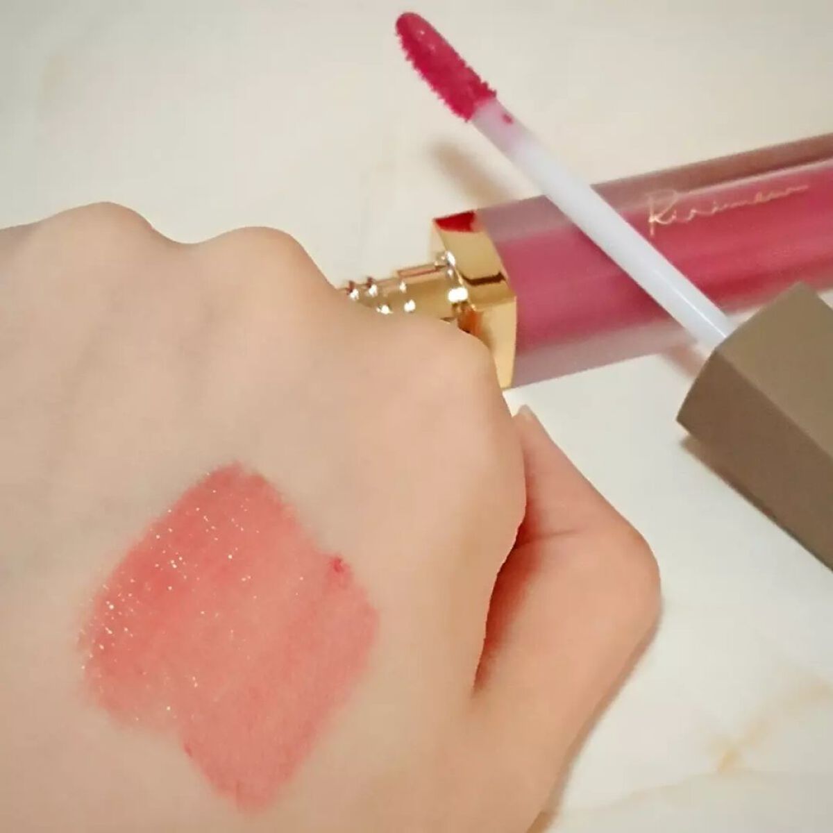 ミューテッドシアーティント/Ririmew/リップティントを使ったクチコミ(2枚目)