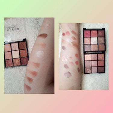 UR GLAM　BLOOMING EYE COLOR PALETTE/U R GLAM/パウダーアイシャドウを使ったクチコミ（3枚目）