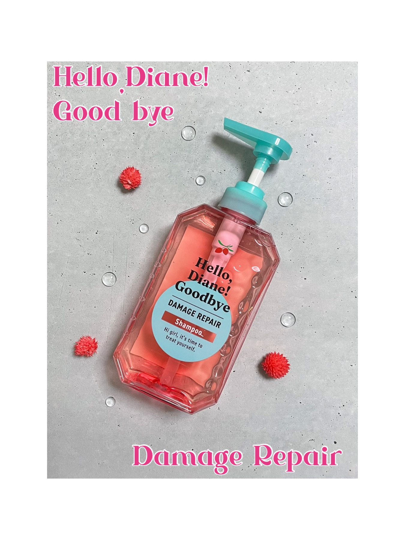 ハローダイアン グッバイ ダメージリペア シャンプー/トリートメント/ダイアン/市販シャンプーを使ったクチコミ（1枚目）