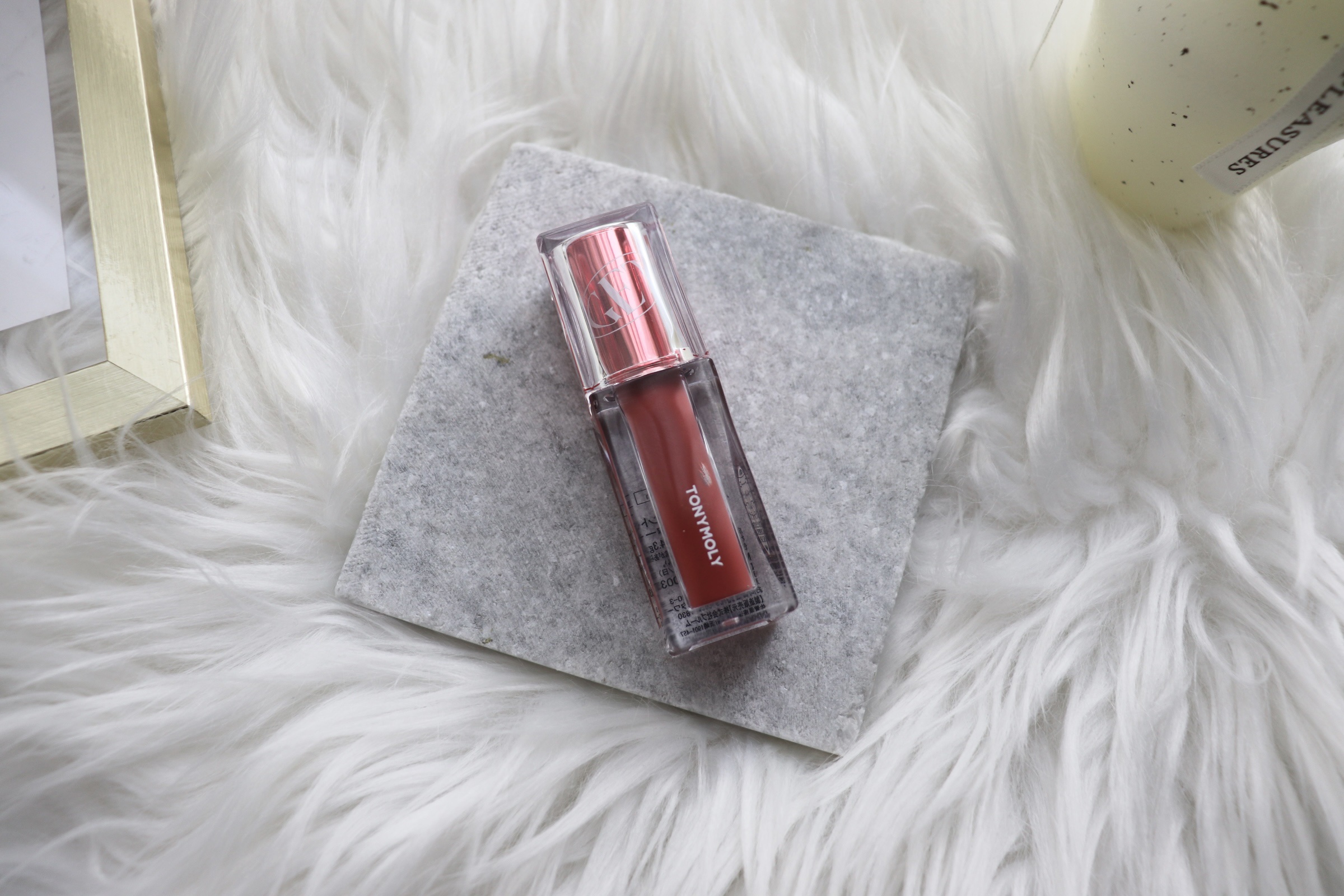 ゲットイットティント ウォーターフルバター 02 Nutty Cream ナッティークリーム/TONYMOLY/リップティントを使ったクチコミ（1枚目）