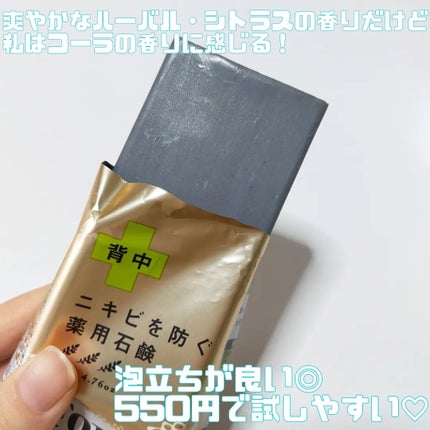 ニキビを防ぐ薬用石鹸 ForBack/ペリカン石鹸/ボディ石鹸を使ったクチコミ(3枚目)