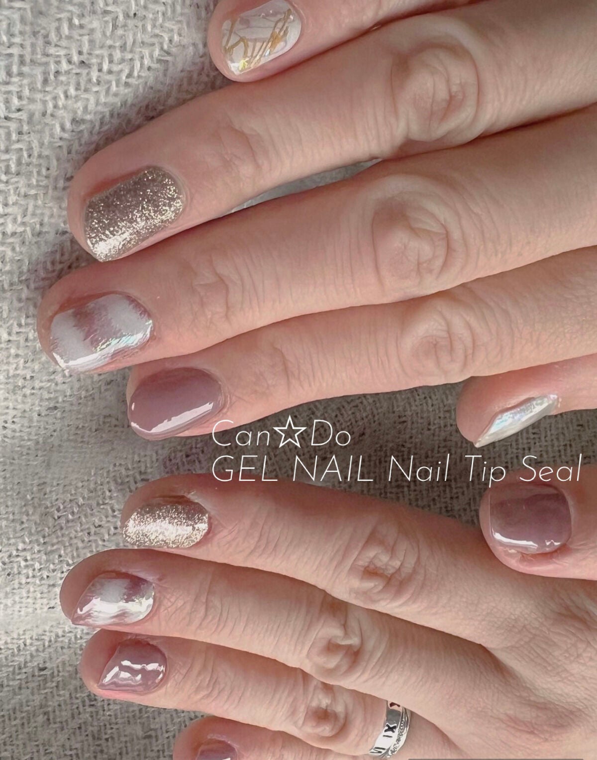 ジェルネイルシール/キャンドゥ/ネイルシールを使ったクチコミ(1枚目)