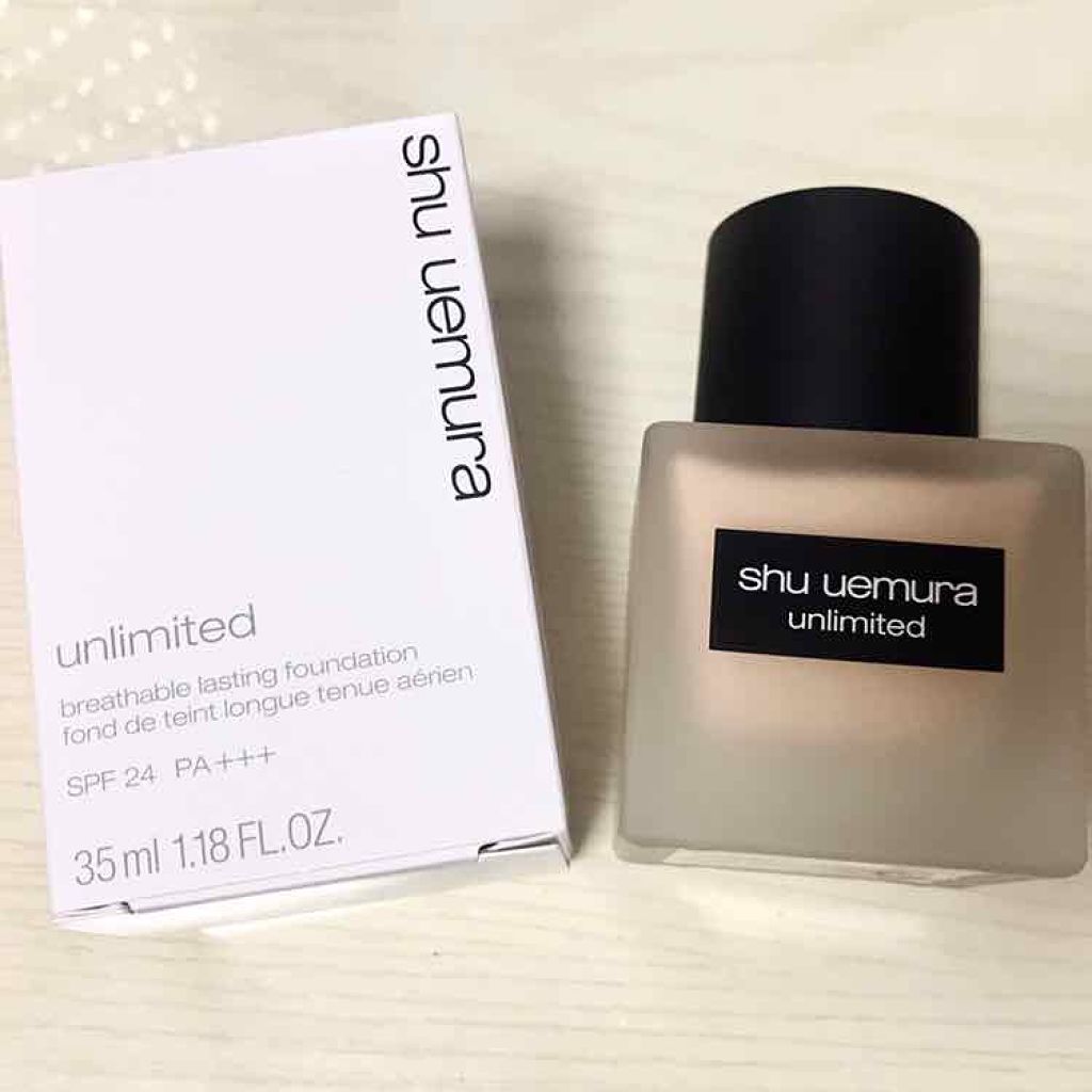 (旧)アンリミテッド ラスティング フルイド/shu uemura/リキッドファンデーションを使ったクチコミ(1枚目)