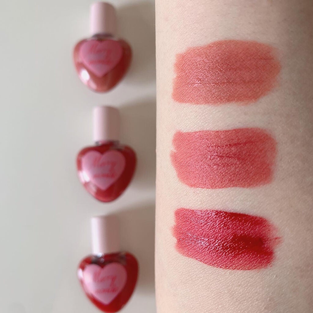 cherry heart tint/Merrymonde/リップグロスを使ったクチコミ(2枚目)
