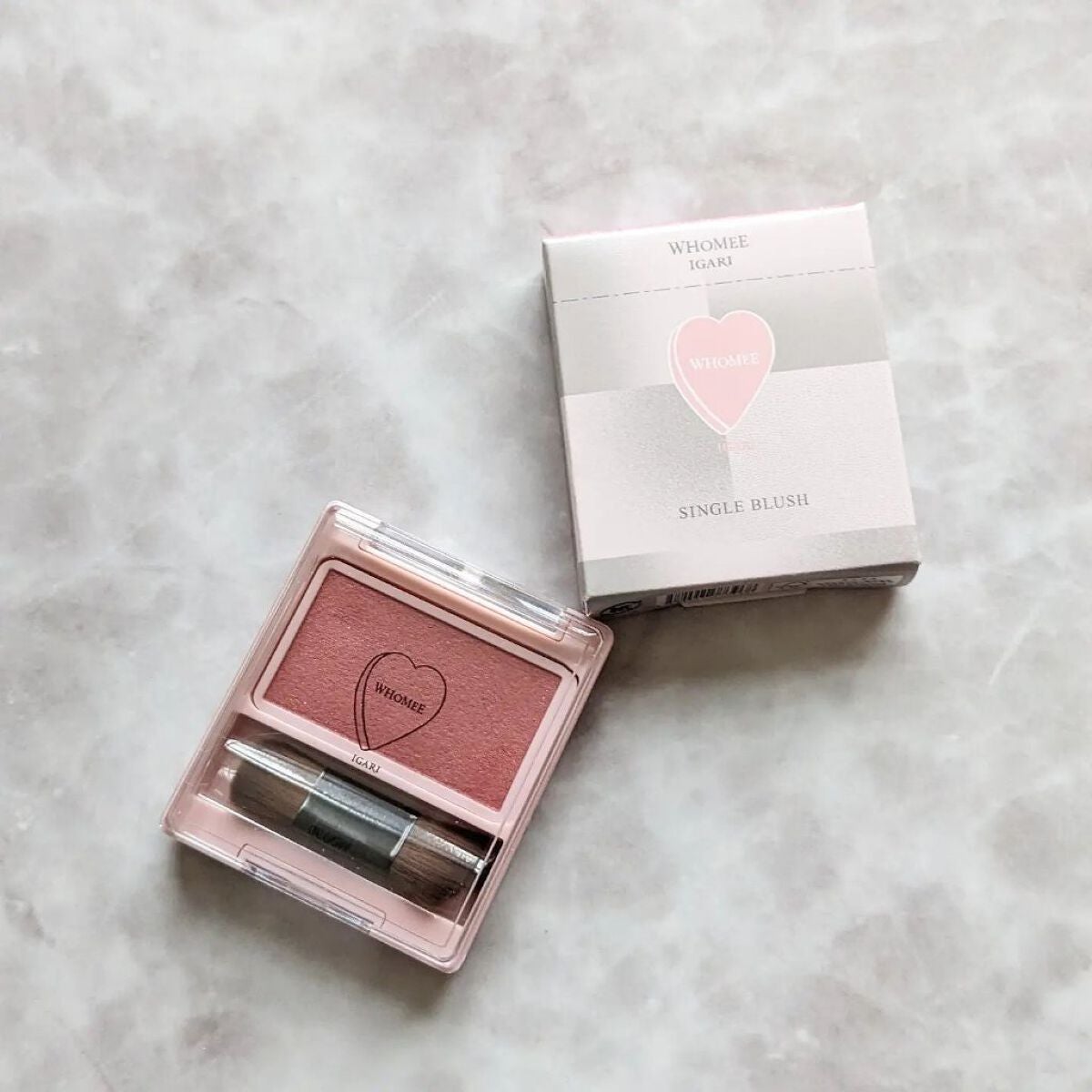 フーミー シングルブラッシュ/WHOMEE/パウダーチークを使ったクチコミ(7枚目)