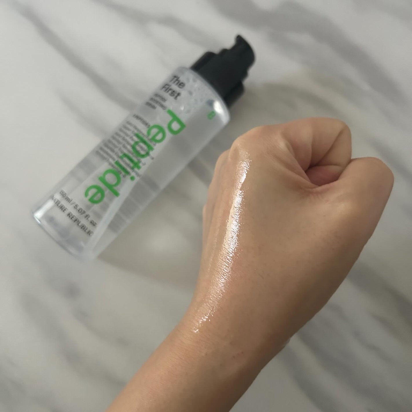 ザファーストペプチドブースティングセラム/ネイチャーリパブリック/ブースター・導入液を使ったクチコミ(6枚目)