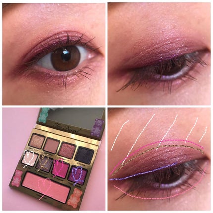 ゆかぴ on LIPS 「【TooFaced】✔︎#ヤミーガミーメイクアップコレクション..」(3枚目)