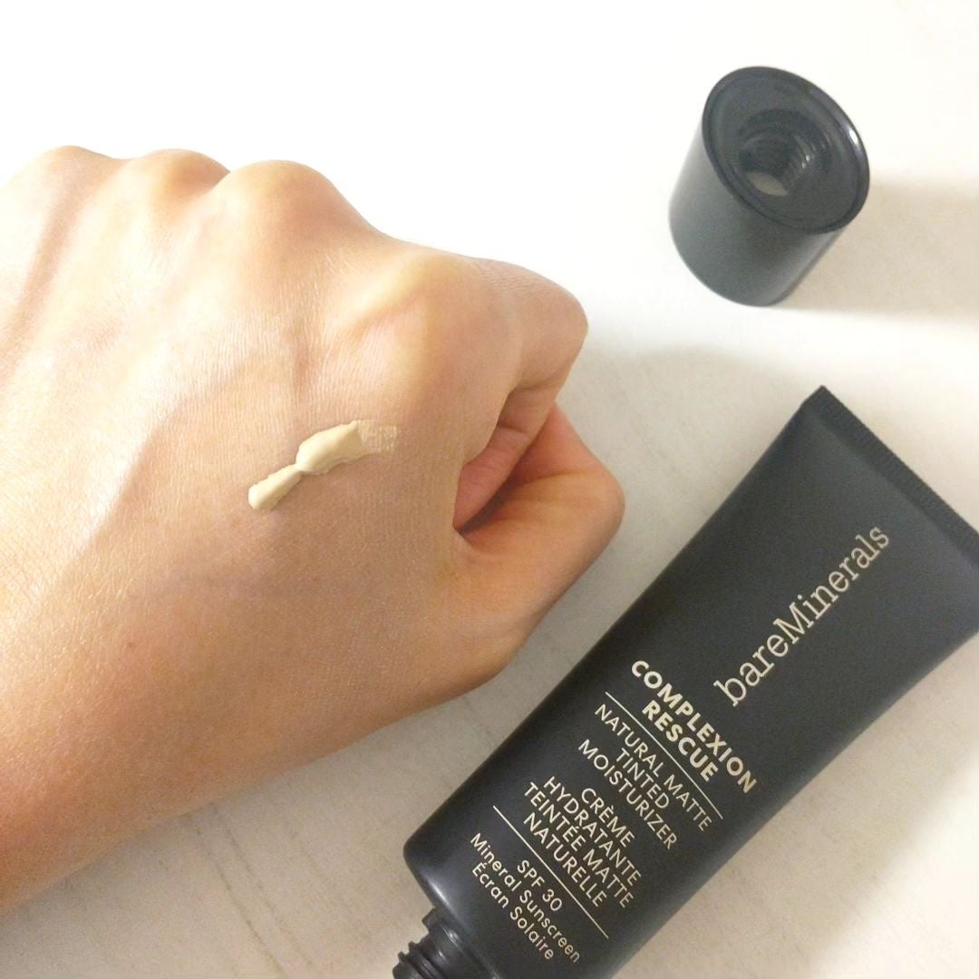 CR ナチュラル マット モイスチャライザー/bareMinerals/クリーム・エマルジョンファンデーションを使ったクチコミ(4枚目)