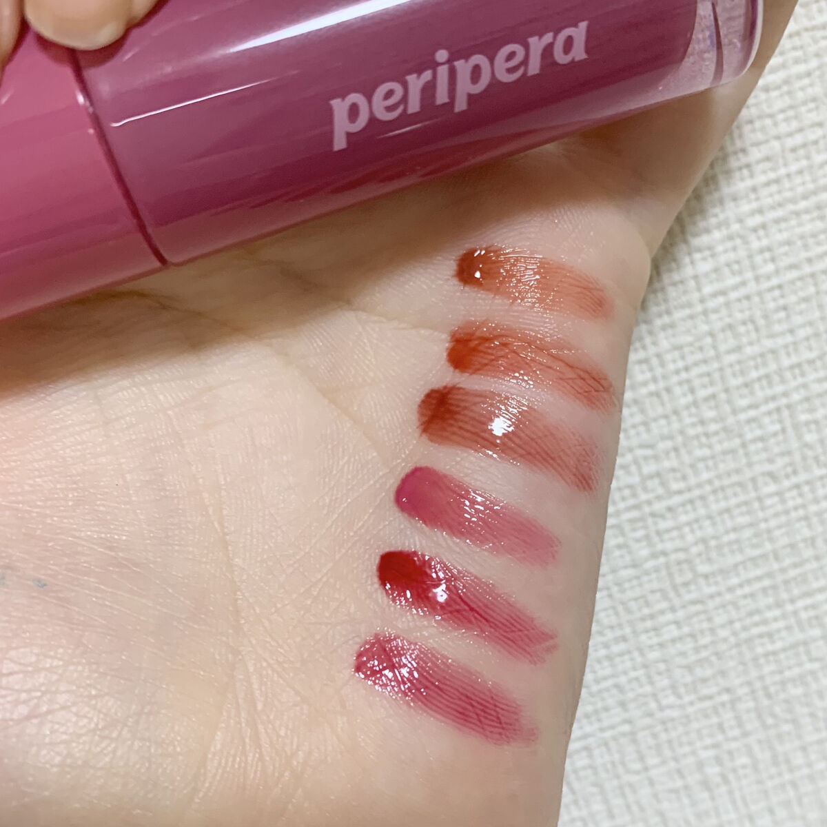 ペリペラ インク ムード グロイ ティント/PERIPERA/リップティントを使ったクチコミ（3枚目）
